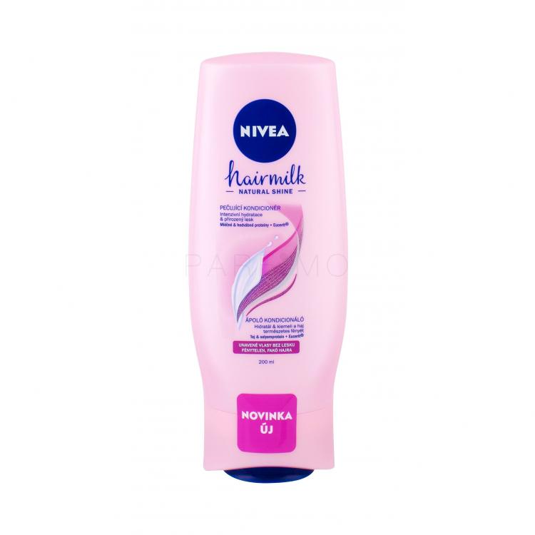 Nivea Hair Milk Natural Shine Balsam de păr pentru femei 200 ml