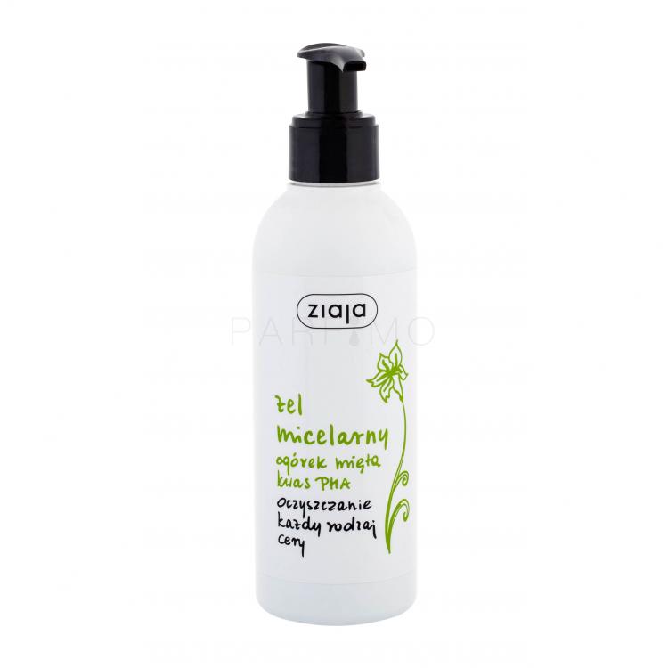 Ziaja Cucumber Mint Micellar Gel demachiant pentru femei 200 ml