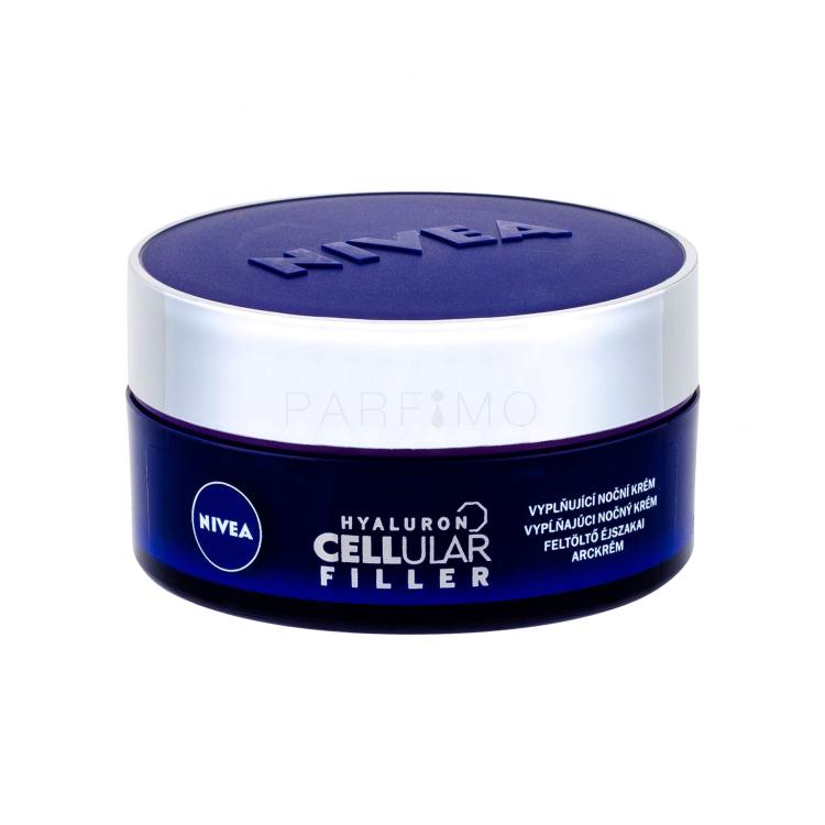 Nivea Hyaluron Cellular Filler Firming Night Cremă de noapte pentru femei 50 ml Cutie cu defect