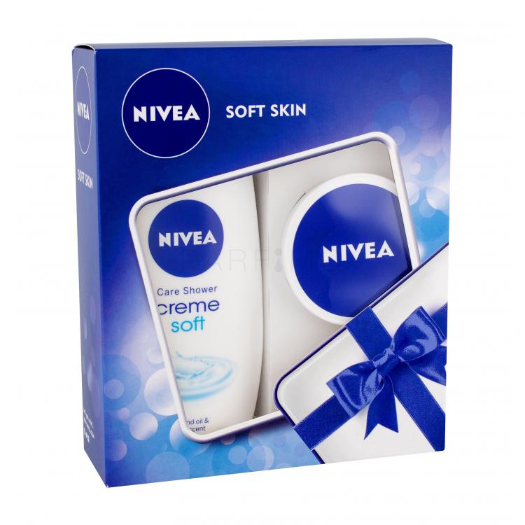 Nivea Creme Soft Set cadou Gel de dus 250 ml + Crema hidratanta Care 100 ml