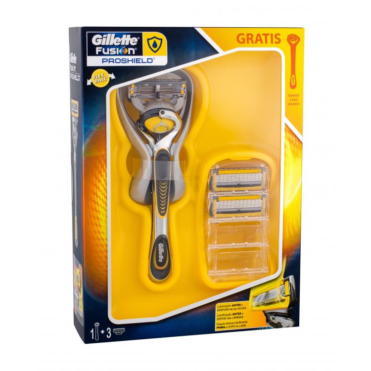 Gillette ProShield Set cadou Aparat de ras 1 buc + Rezerve 2 buc