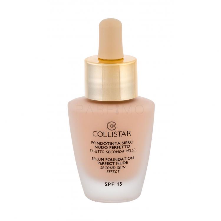 Collistar Serum Foundation Perfect Nude SPF15 Fond de ten pentru femei 30 ml Nuanţă 0 Cameo