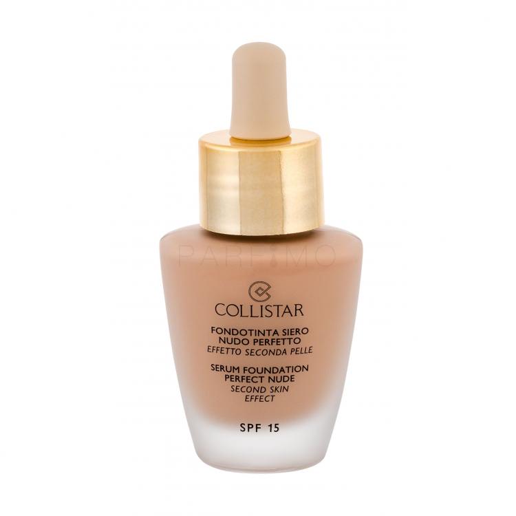 Collistar Serum Foundation Perfect Nude SPF15 Fond de ten pentru femei 30 ml Nuanţă 3 Nude