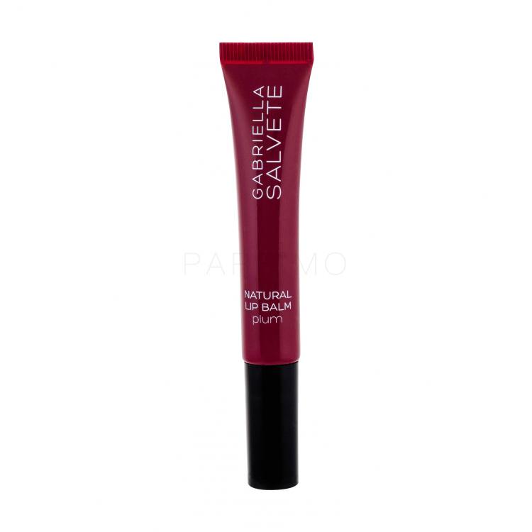 Gabriella Salvete Natural Lip Balm Balsam de buze pentru femei 9 ml Nuanţă 03 Plum