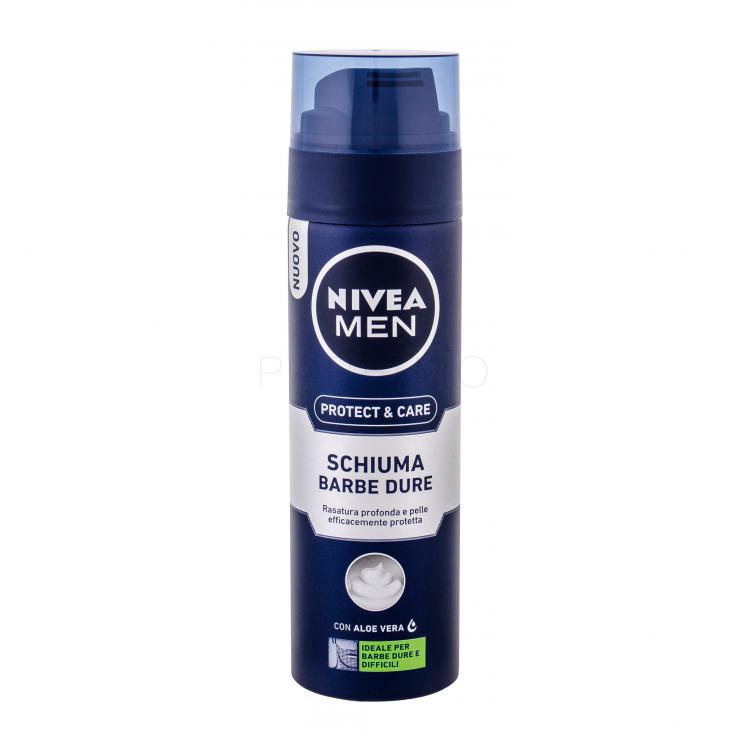 Nivea Men Protect &amp; Care Spumă de ras pentru bărbați 200 ml