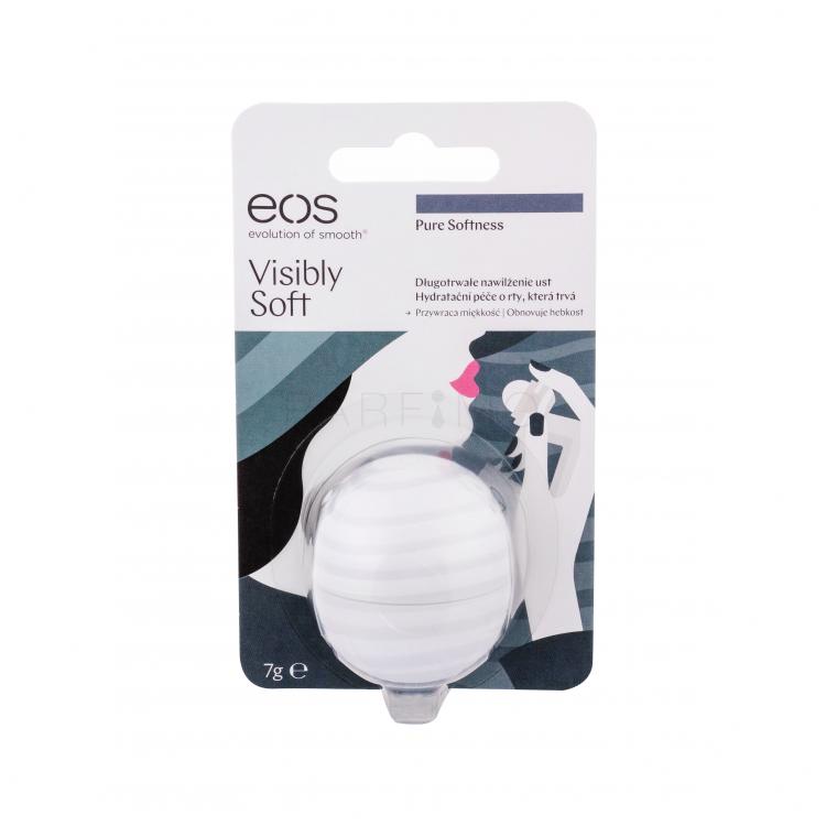 EOS Visibly Soft Balsam de buze pentru femei 7 g Nuanţă Pure Softness