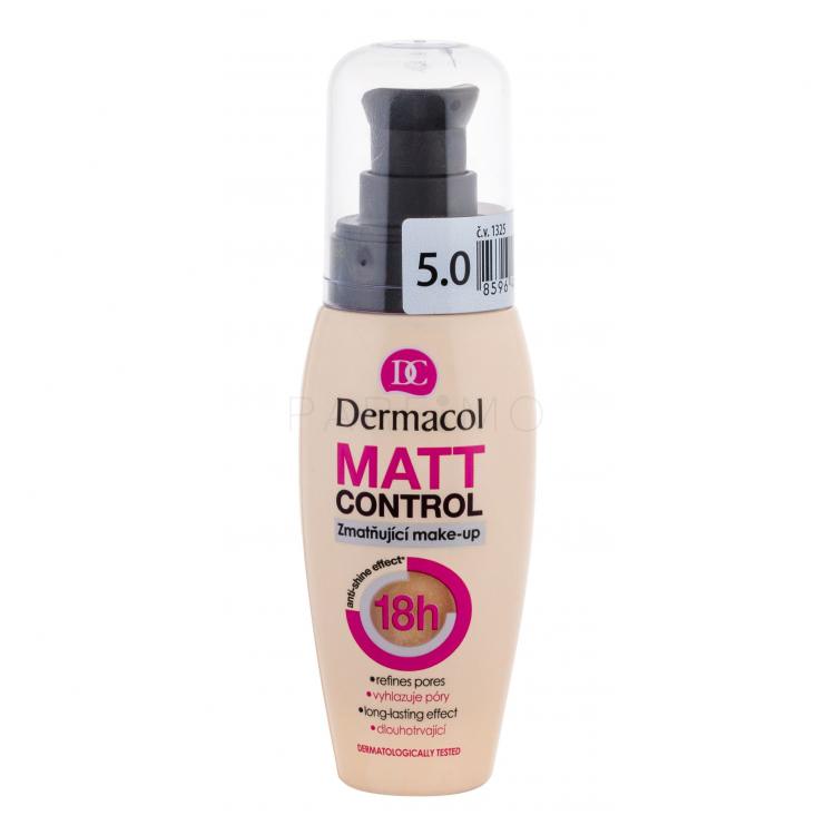 Dermacol Matt Control Fond de ten pentru femei 30 ml Nuanţă 5.0