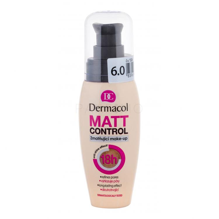 Dermacol Matt Control Fond de ten pentru femei 30 ml Nuanţă 6.0