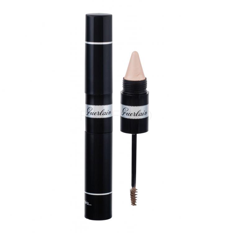 Guerlain La Petite Robe Noire Brow Duo Mascara sprâncene pentru femei 5,5 g Nuanţă 10 Light