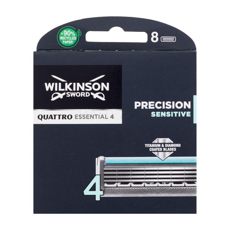 Wilkinson Sword Quattro Essential 4 Rezerve lame pentru bărbați Set