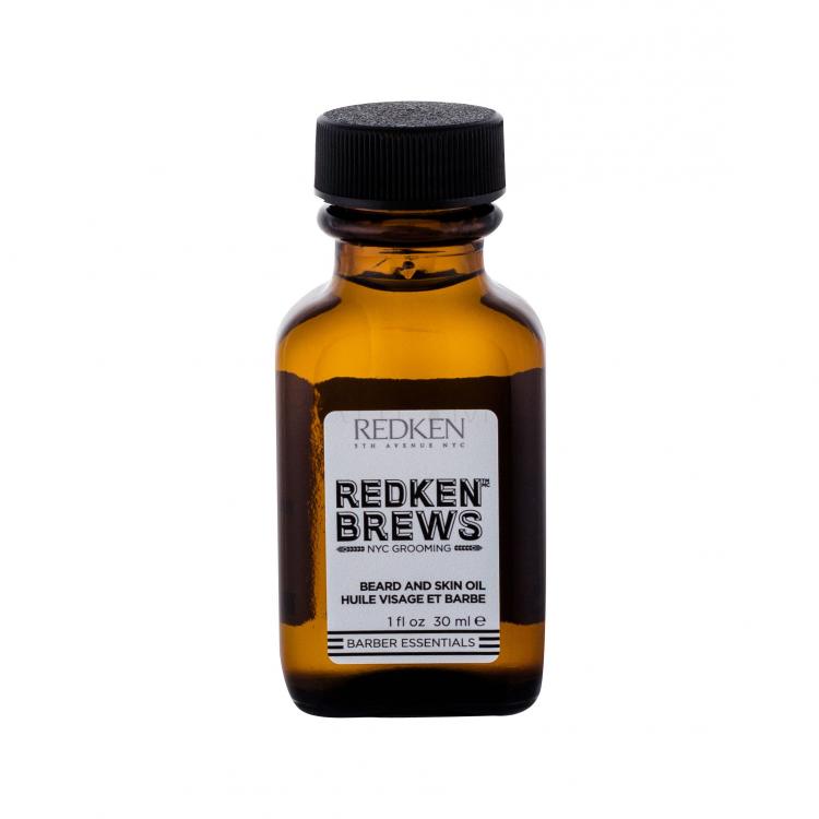 Redken Brews Beard and Skin Oil Ulei de barbă pentru bărbați 30 ml