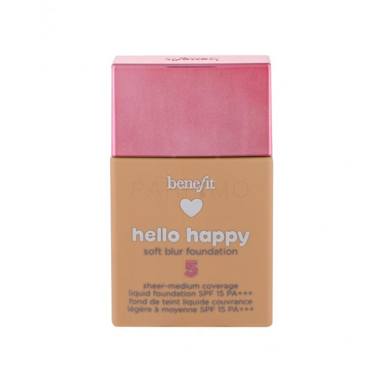 Benefit Hello Happy SPF15 Fond de ten pentru femei 30 ml Nuanţă 05 Medium Cool