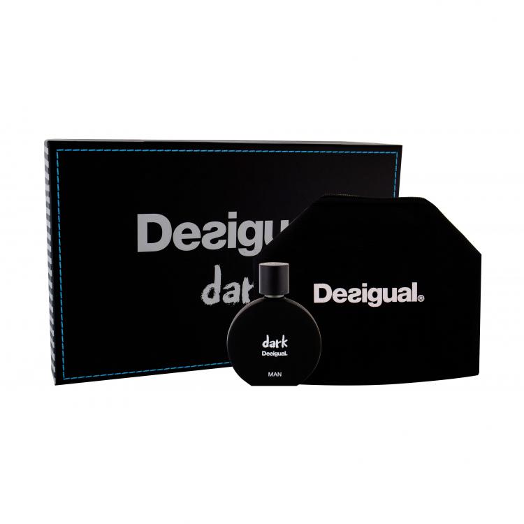 Desigual Dark Set cadou Apa de toaleta 100 ml + Geanta cosmetica