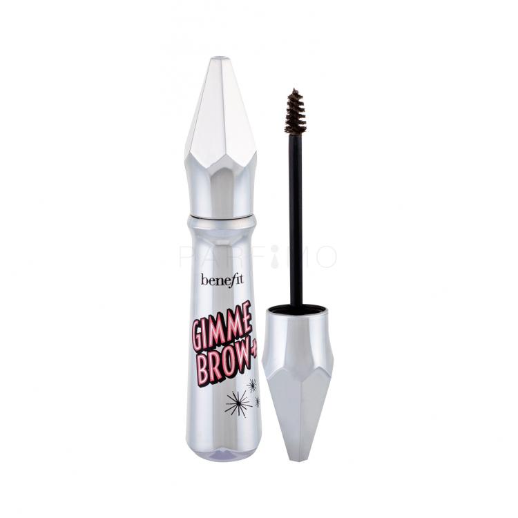 Benefit Gimme Brow+ Brow-Volumizing Gel și ceară pentru femei 3 g Nuanţă 4 Warm Deep Brown